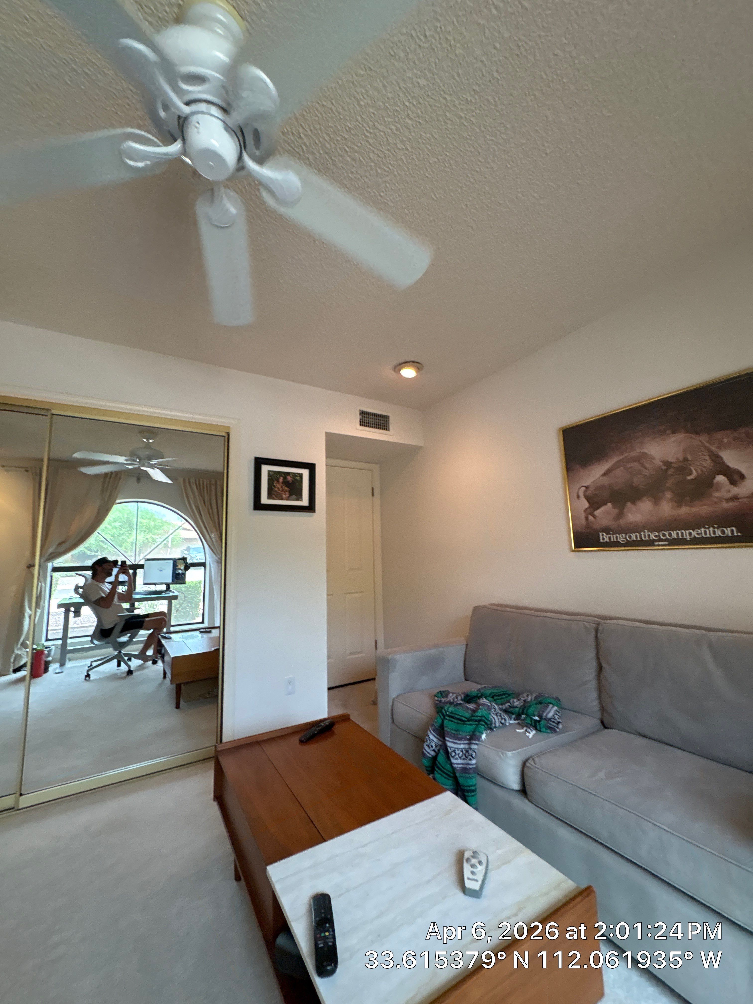Phoenix Home Office Setup and Living Area Refresh by CompanyCam Sales Demo