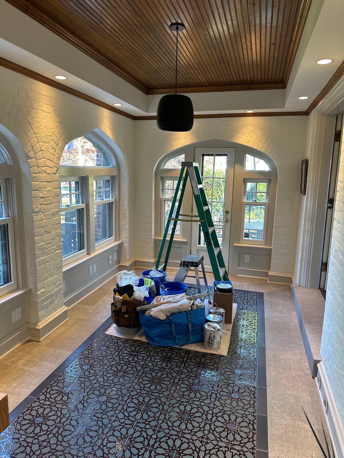 Entryway Painting – Walls, Ceiling, Baseboards & Crown Molding by OCS Contracting Services