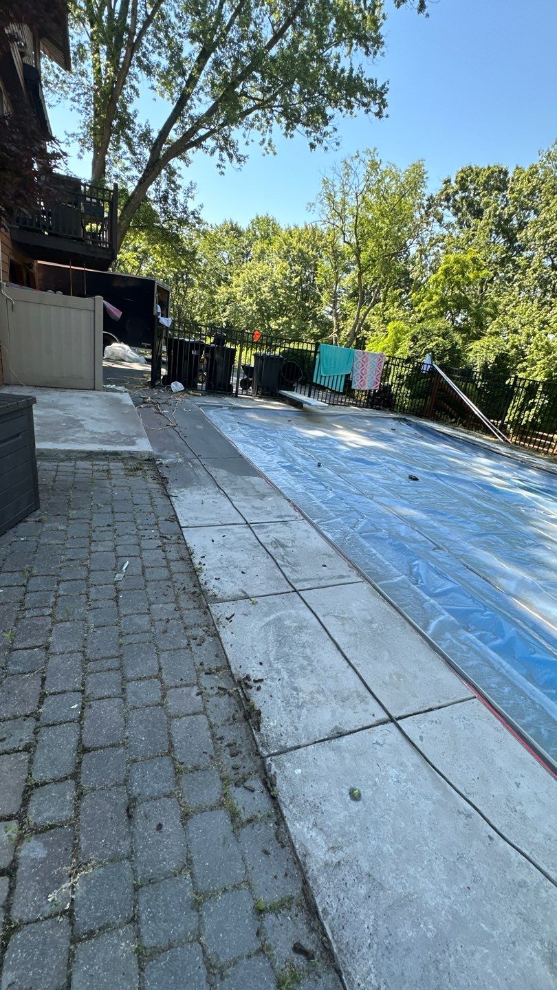 Pool Deck Project in Coraopolis by Floors in a Day, Inc