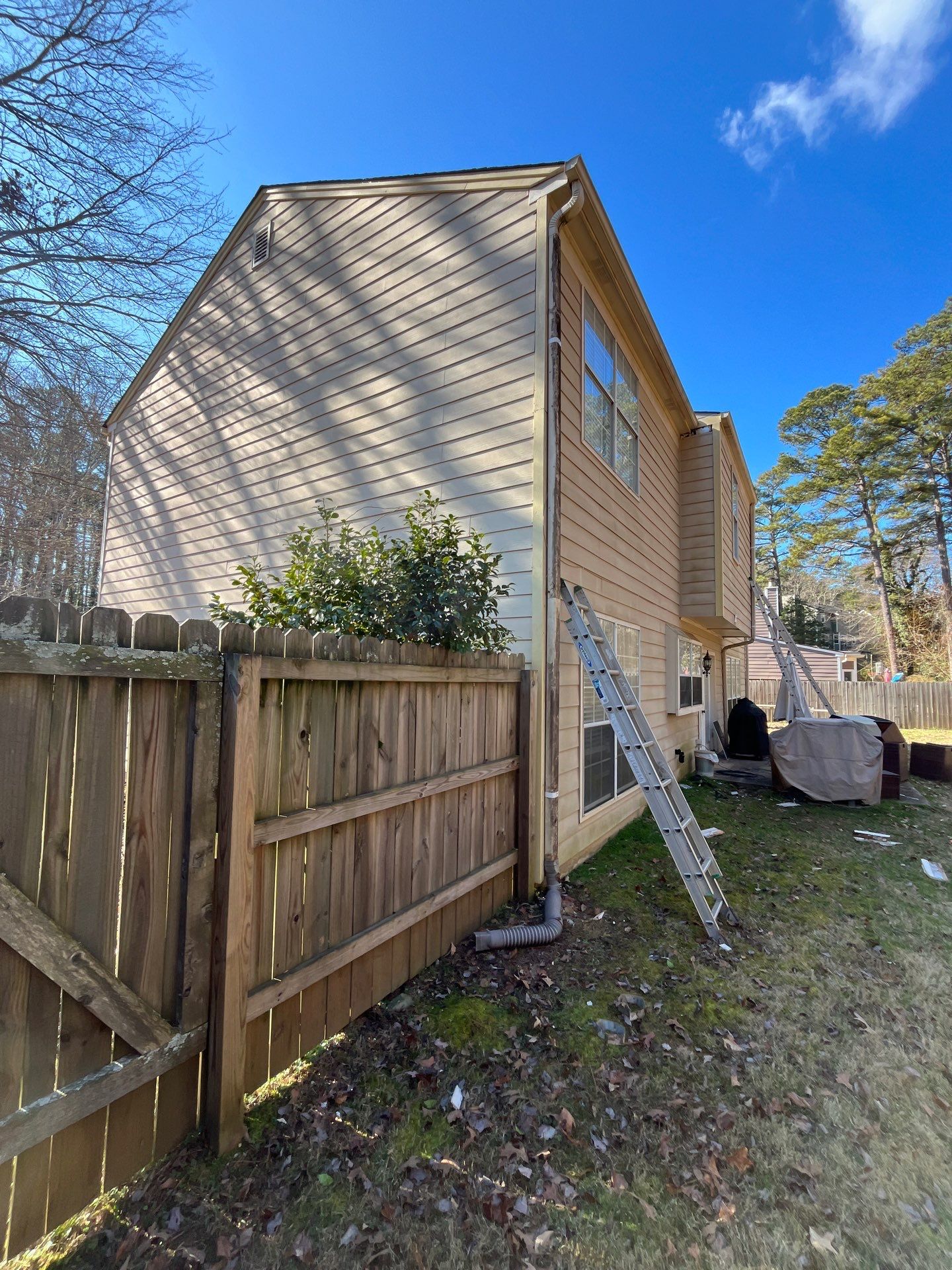 Rotten Wood Replacement and Exterior Painting using James Hardie and Sherwin-Williams SuperPaint by Nelson Exteriors