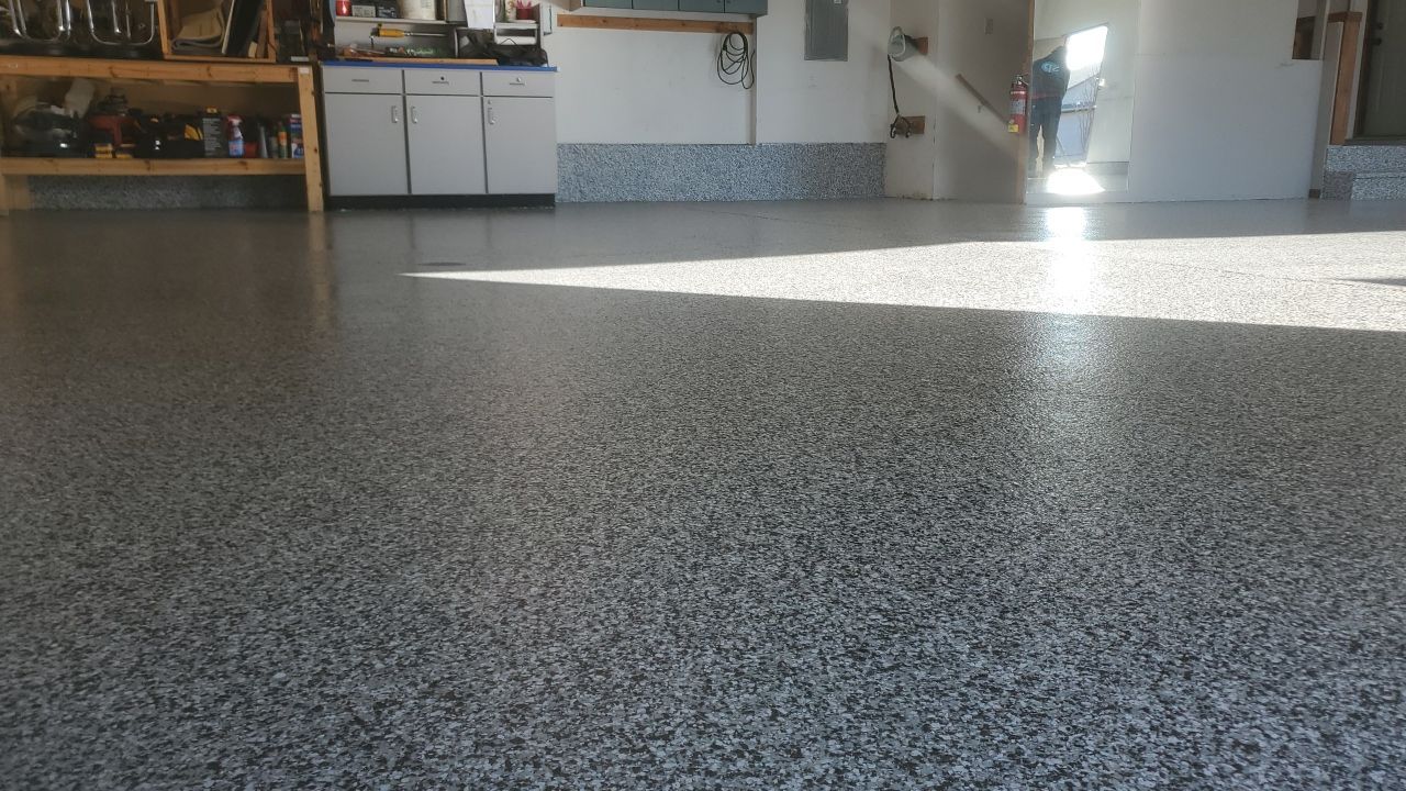 Garage using Domino  by Select Painting, Coatings & Garage Cabinets