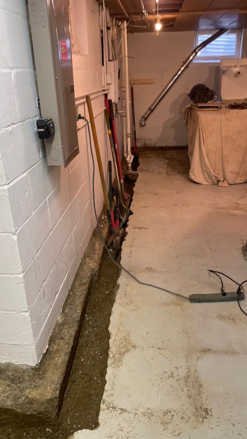 Waterproofing for our neighbor Heather by Waterproofing Northeast