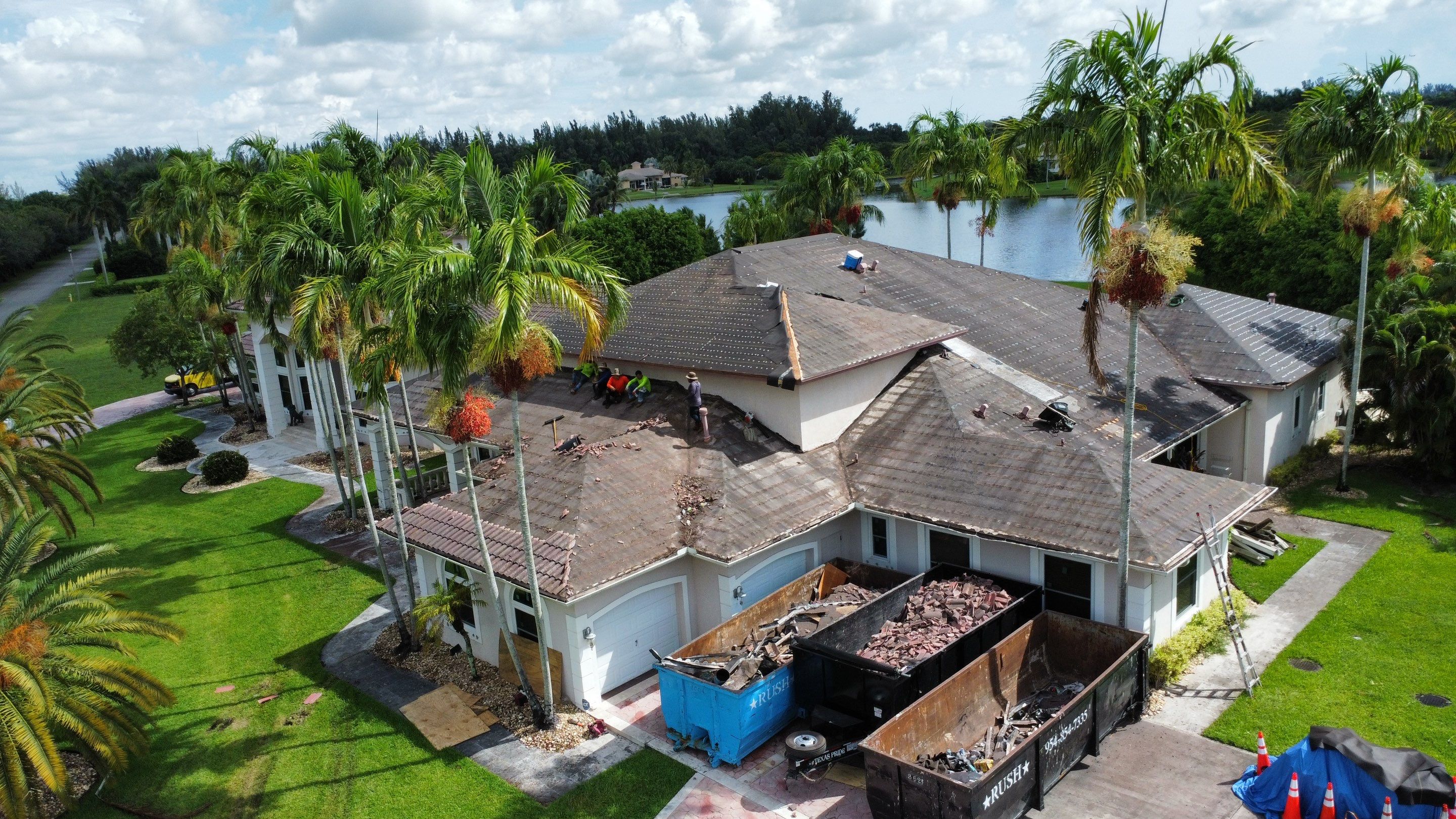 Peppertree Circle West, Davie, FL by G&J Roofing 