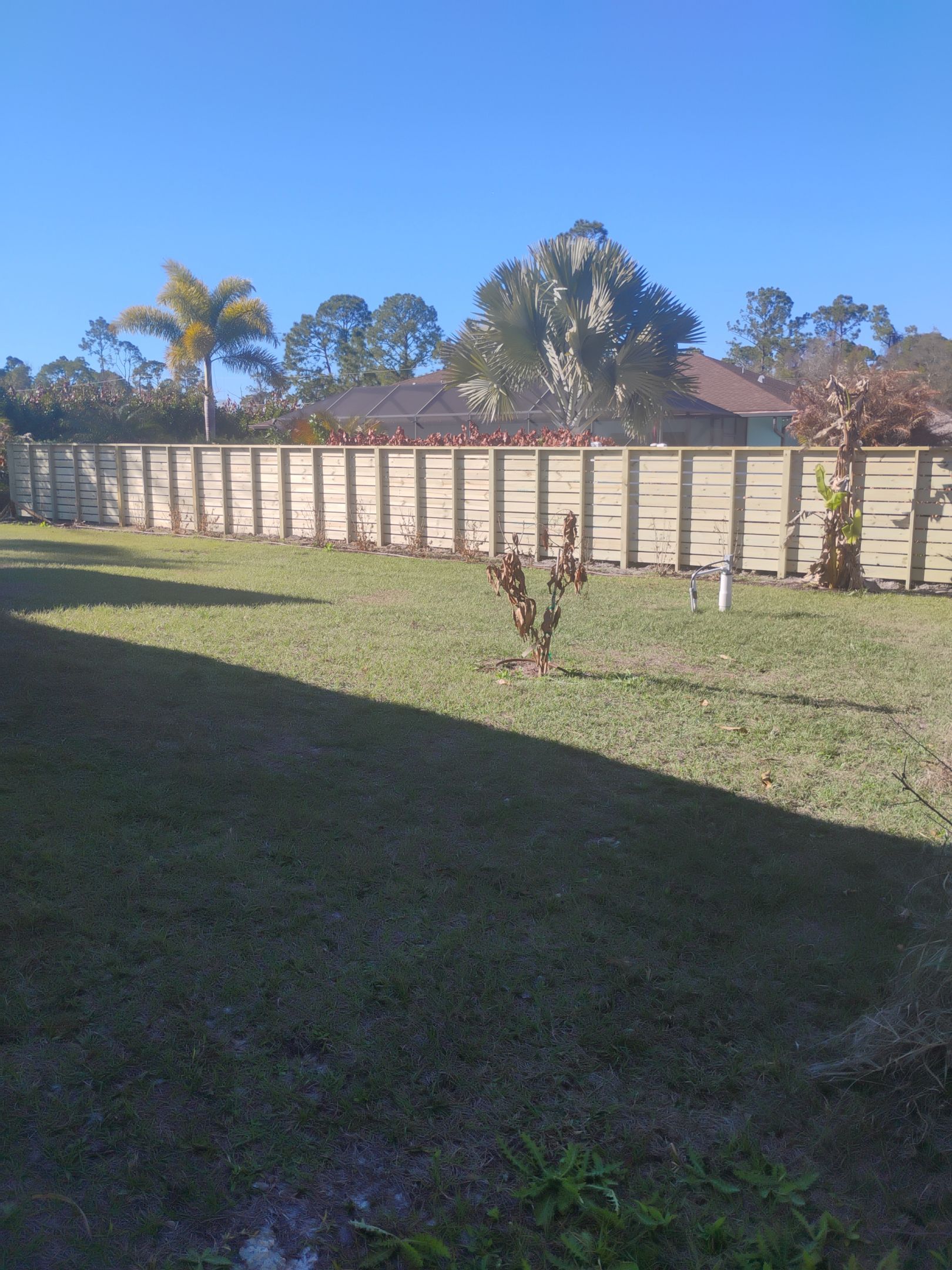 Horizontal Wood Fence in North Port by True Fence LLC