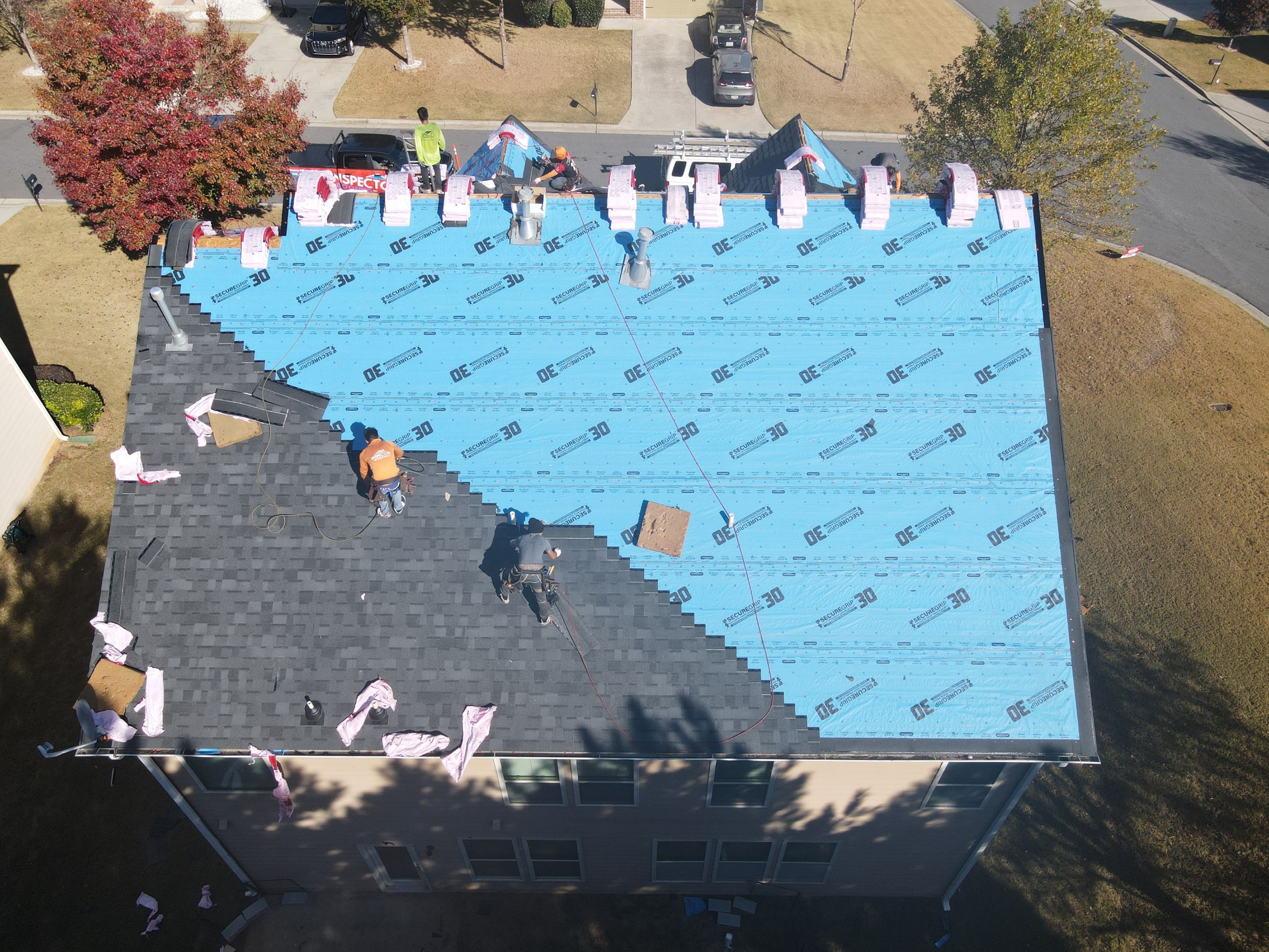 Residential Roofing Installation using Owens Corning by Inspector Roofing and Restoration