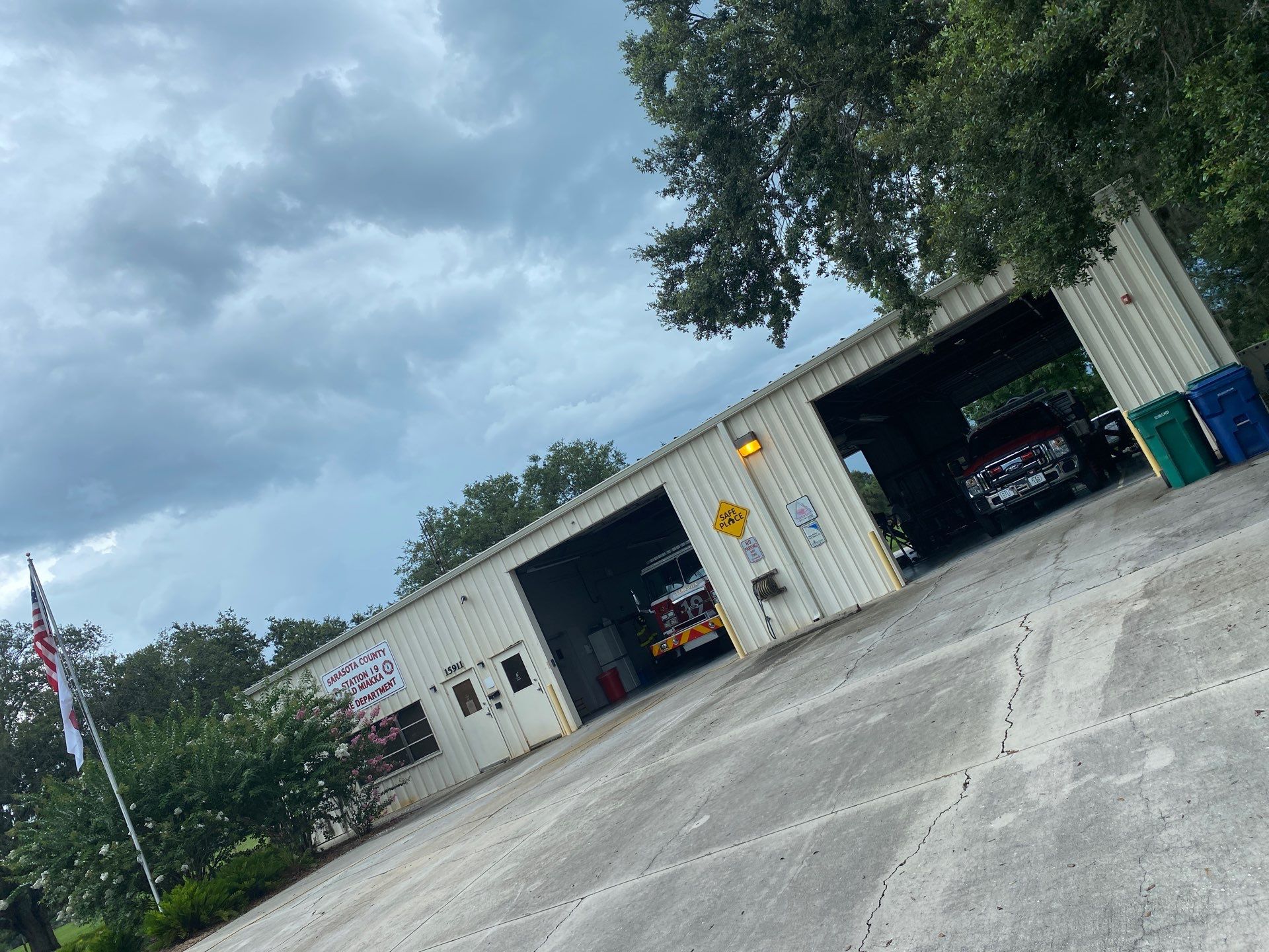 Sarasota Fire House - New Downspouts by Gutter Professors