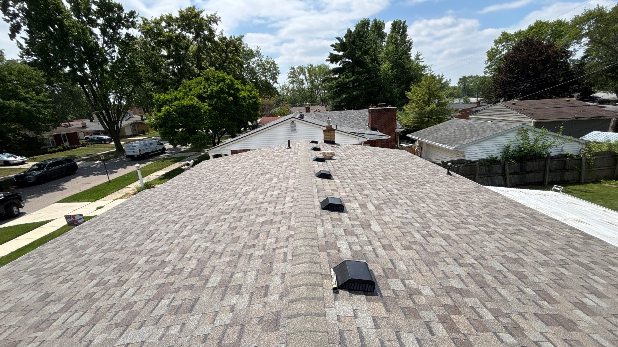 Roof Replacement using Owens Corning Driftwood by 180 Contractors