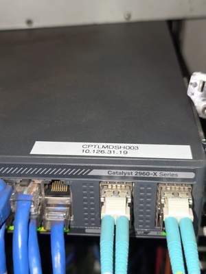 Structured cabling installation by CimaSolutions