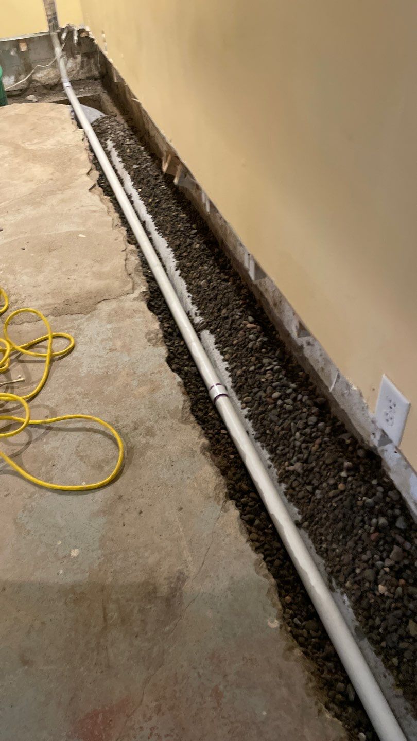 Drain Tile in Columbia Heights by Waterproofing Northeast