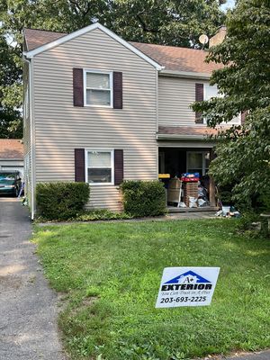 Gutter Installation using 5k White gutters