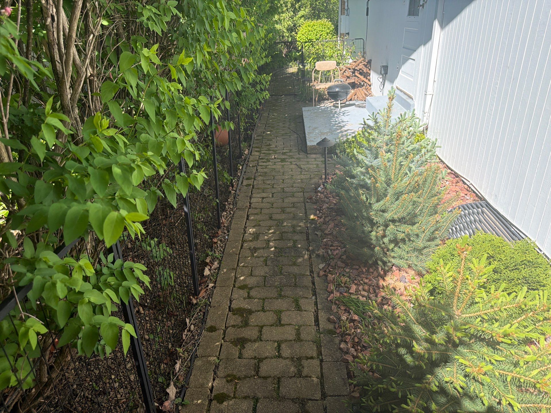 Brick Paver Cleaning and Polymeric Sand Installation by Northern Power Washing LLC.
