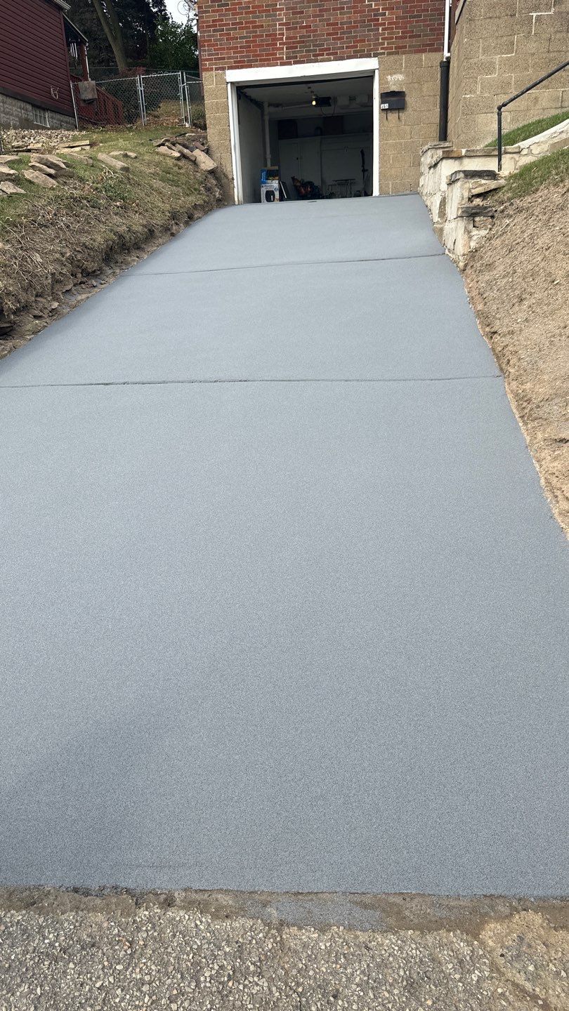 Driveway Project in Pittsburgh by Floors in a Day, Inc