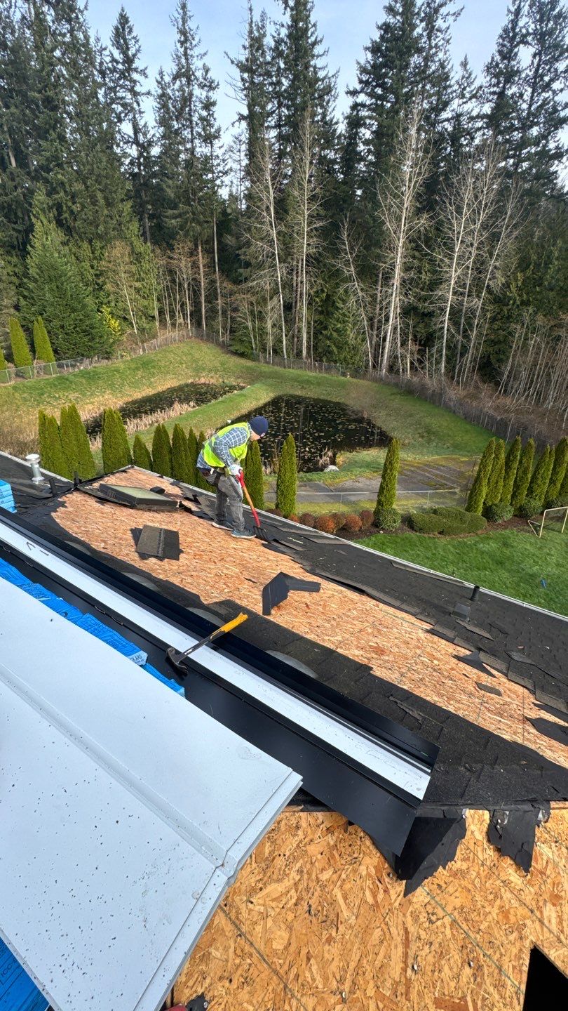 Residential Roofing Installation using GAF UHDZ Shingles by Roofing Formula LLC