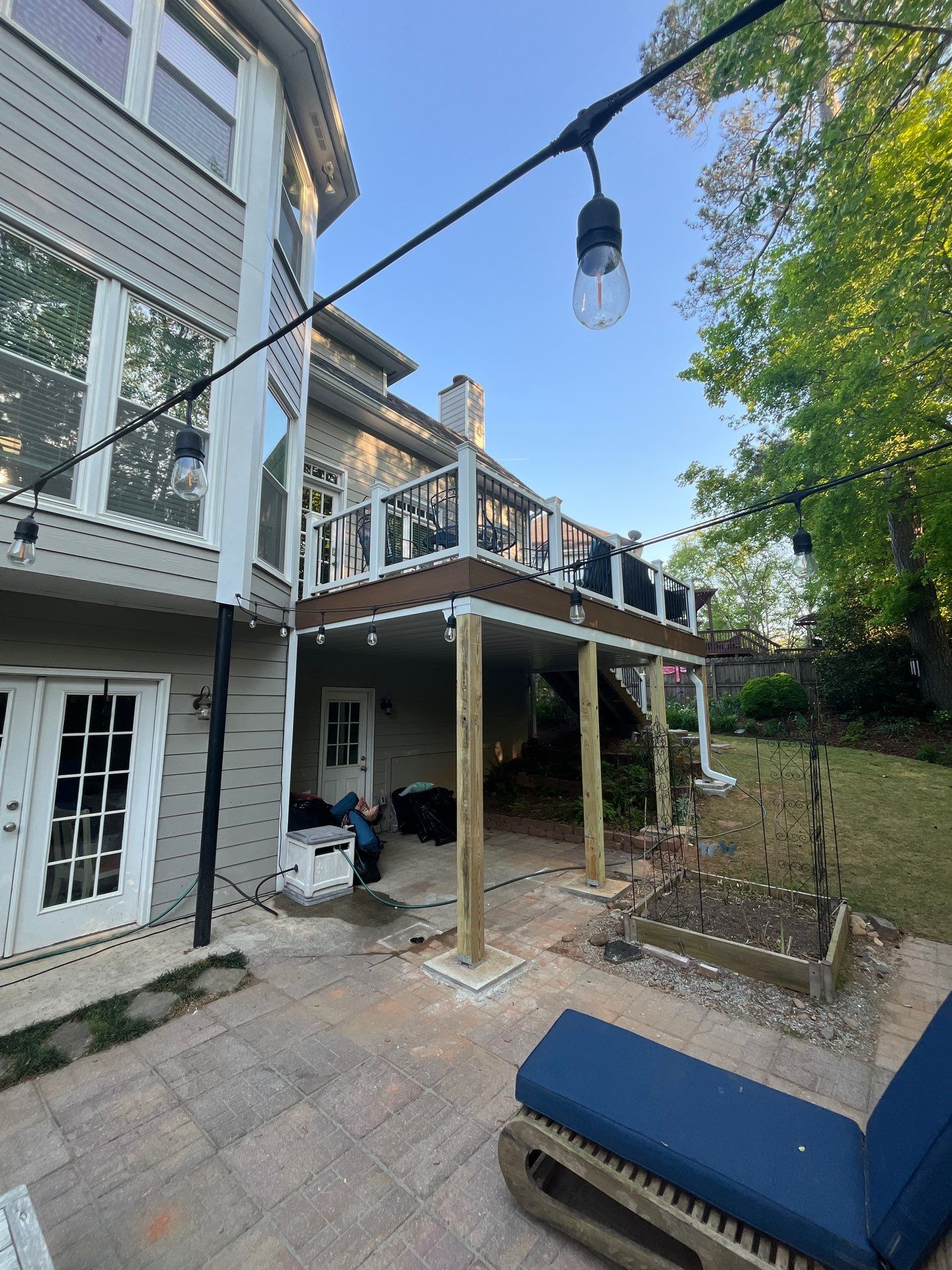 Trex Deck Build and Under Deck Install in Peachtree Corners, GA by Nelson Exteriors 