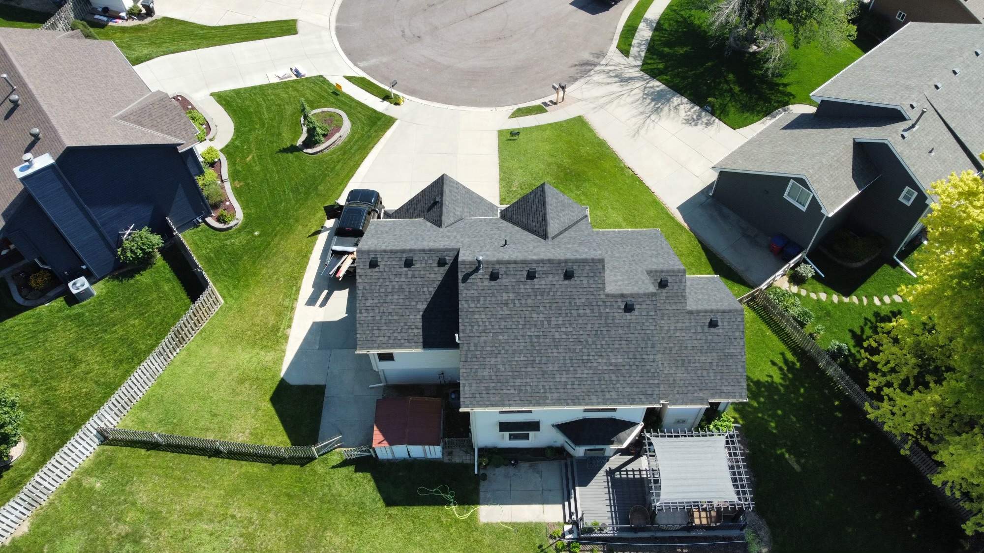 Residential Roofing Installation using IKO Nordic Glacier Impact Resistant Class 4 by Lightning Exteriors