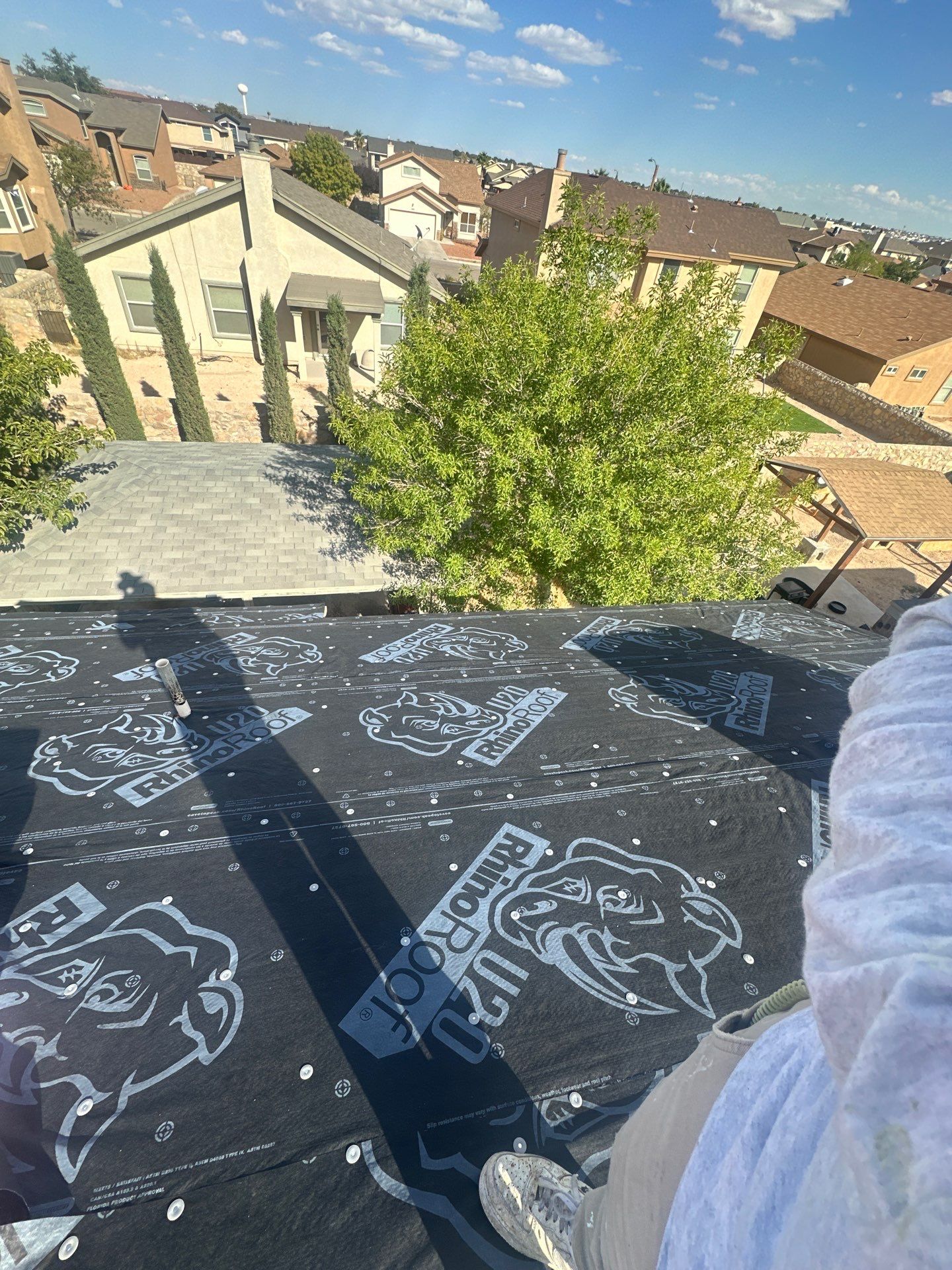 Shingle roof restoration by SPF Services 
