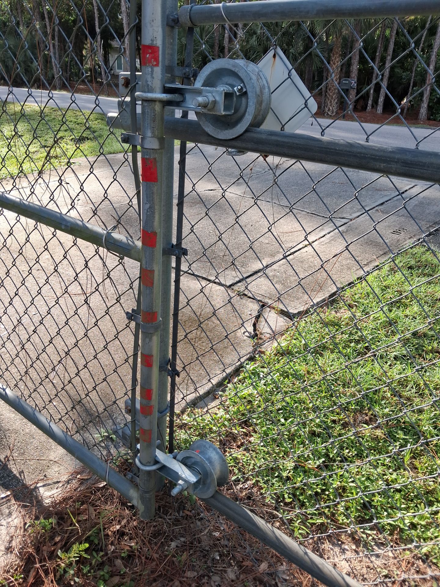 Naples Chain Link Sliding Gate Repair by True Fence LLC