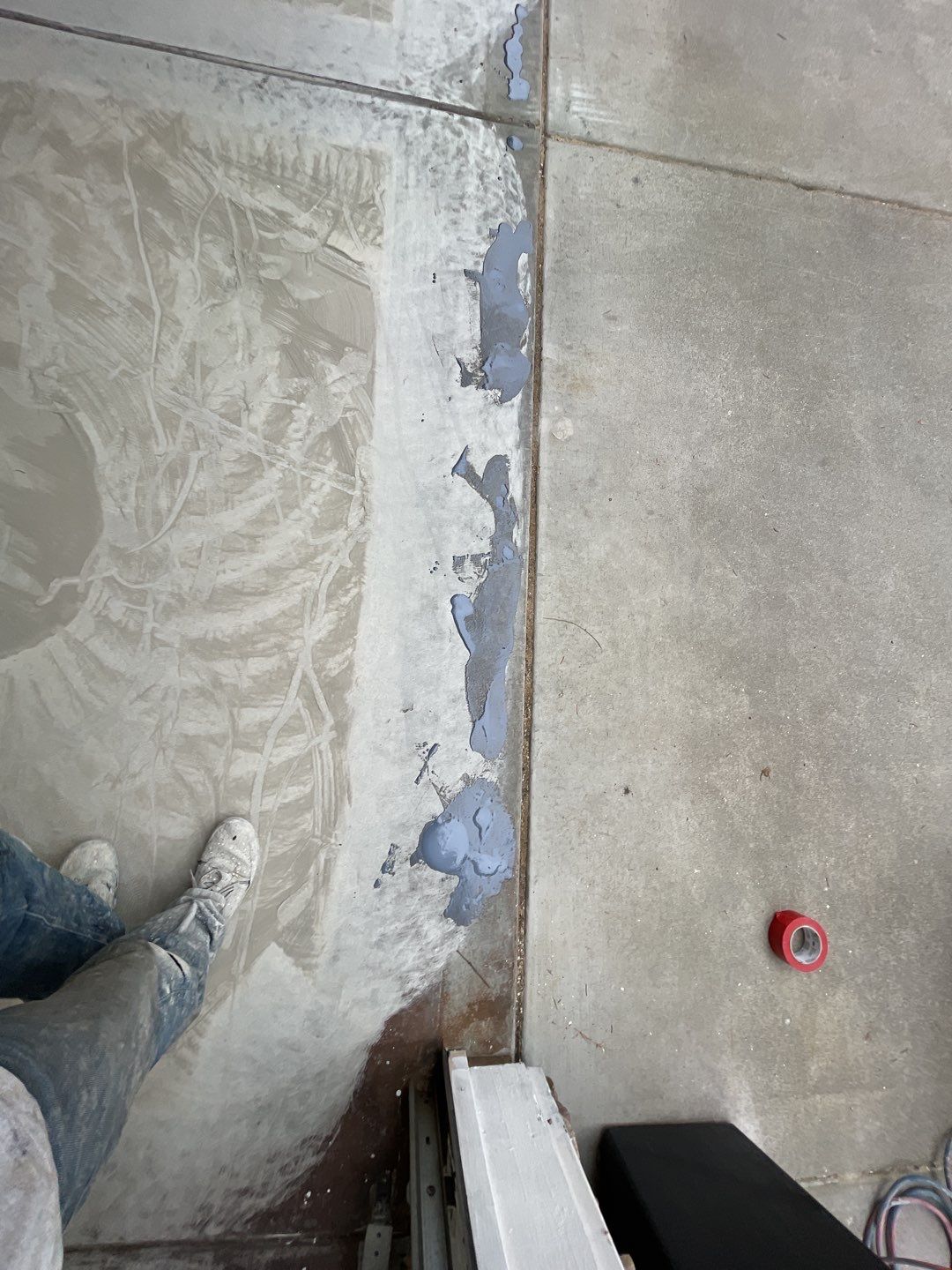 Garage Transformation using Slate Stone by Croc Coatings, LLC