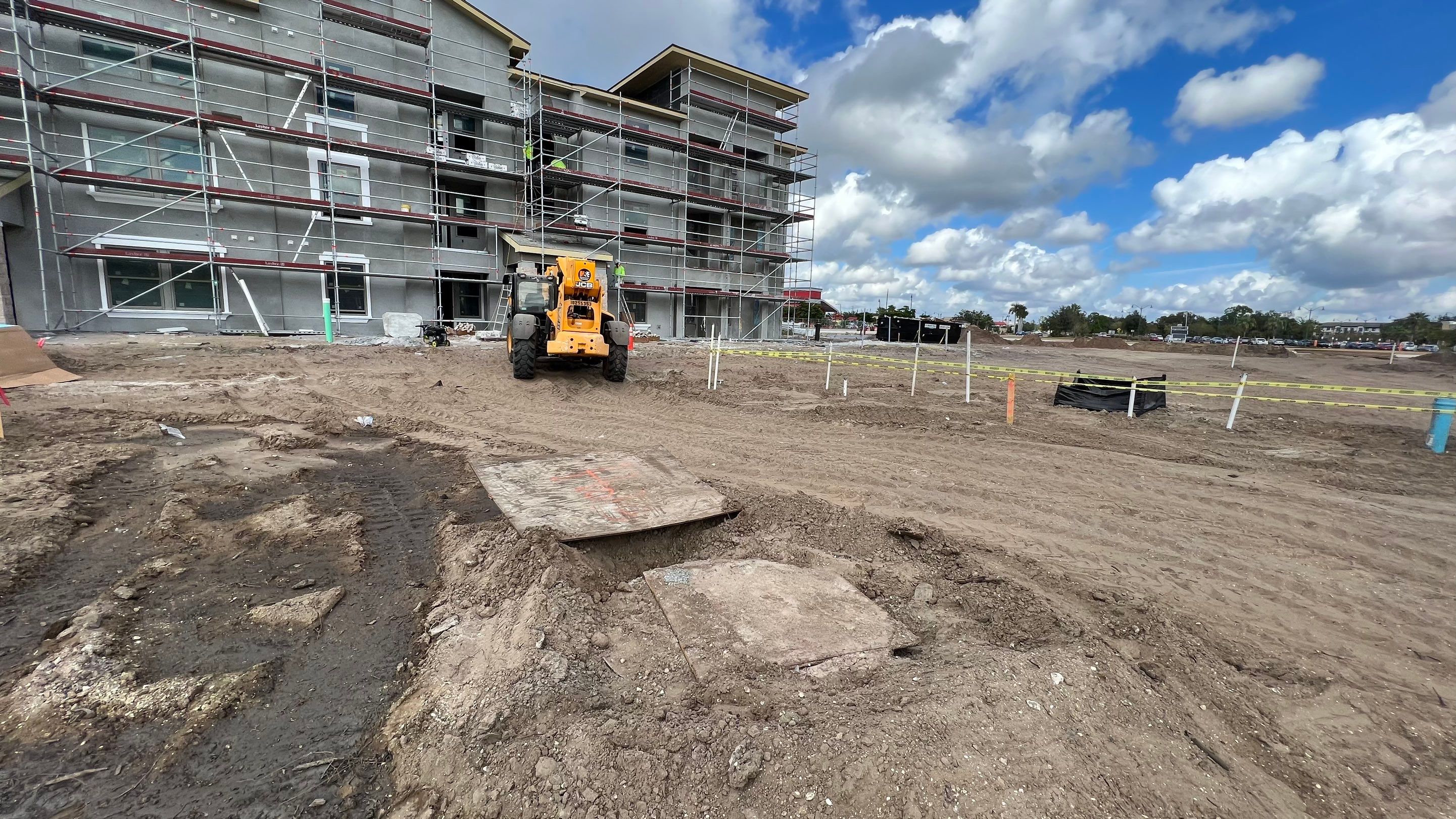 New Construction Sewer System Cleaning by APS Power & Water
