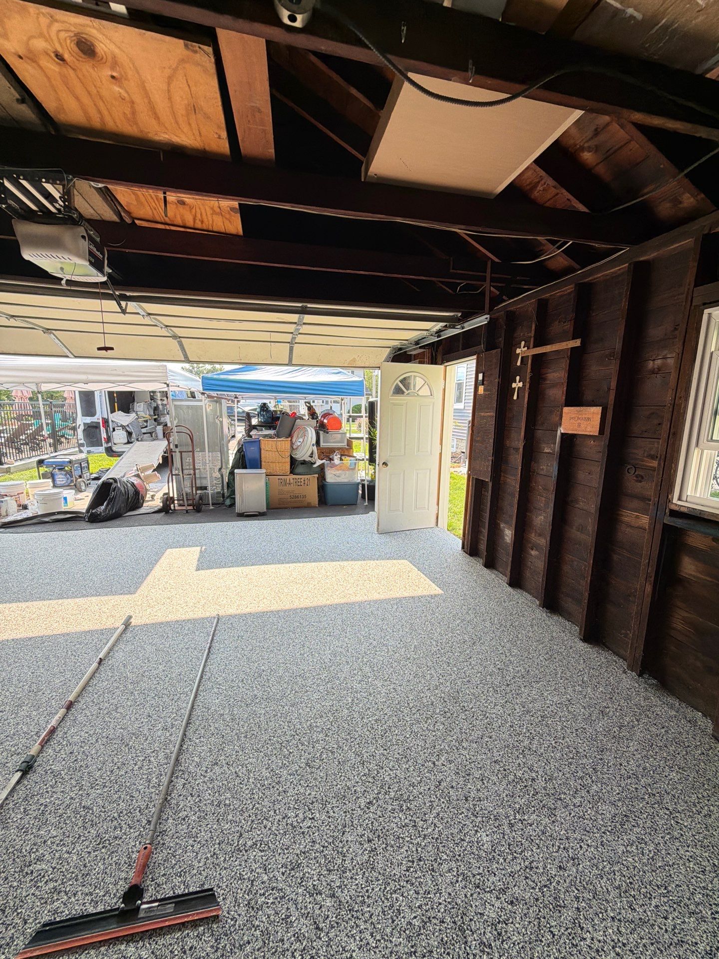 Domino Garage Floor Coating in Pequannock Township by Spectrum Painting, LLC