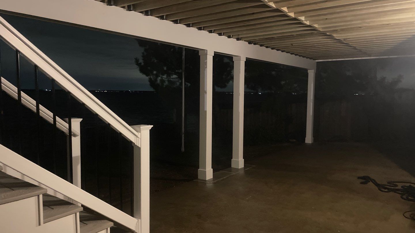 Waterfront deck In Keyport  by deck guardian