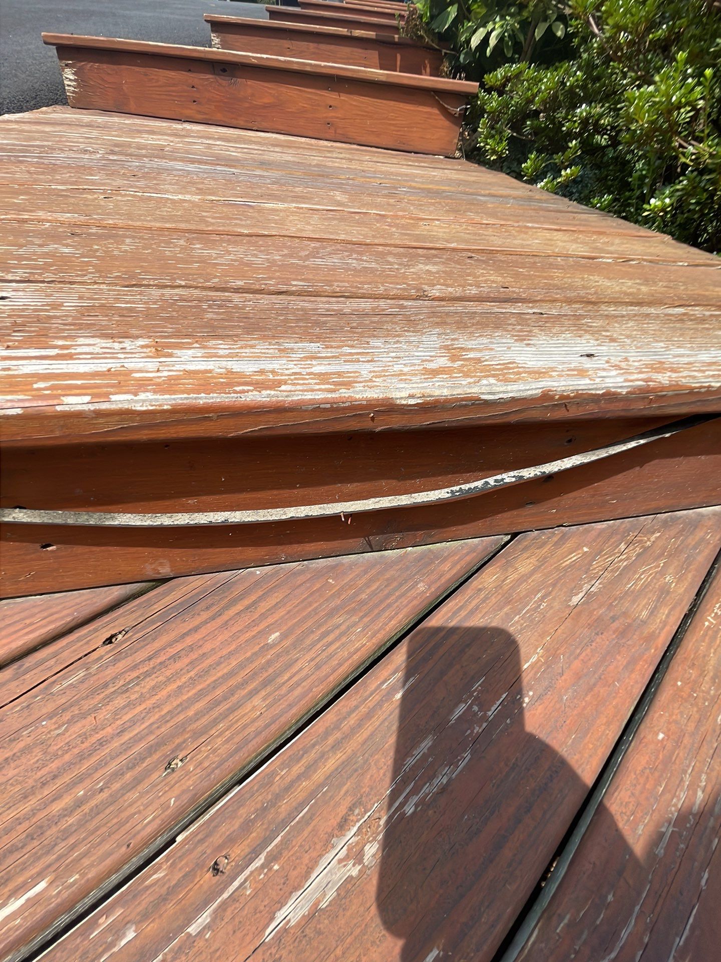 New walkway with stairs and a new front porch by Fairfax Contractors, LLC