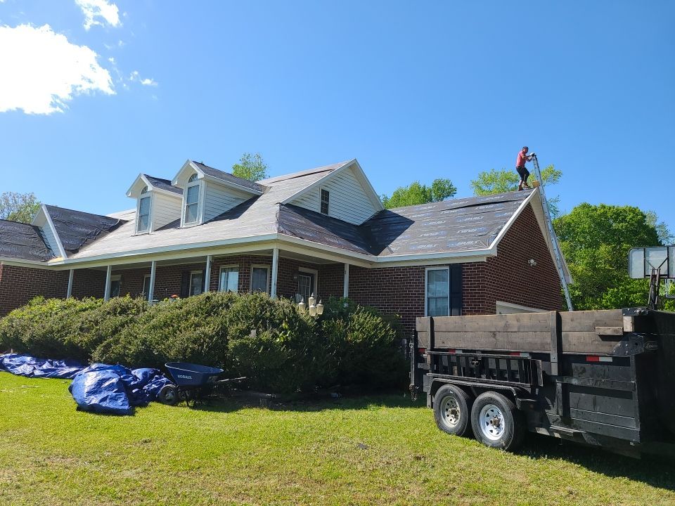 Residential Roofing Installation using High Grade Asphalt Shingles by Carolina Trophy Roofs