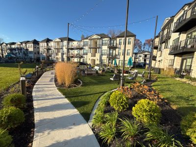 Commercial Apartments Turf Courtyard Install for Dalton Flats