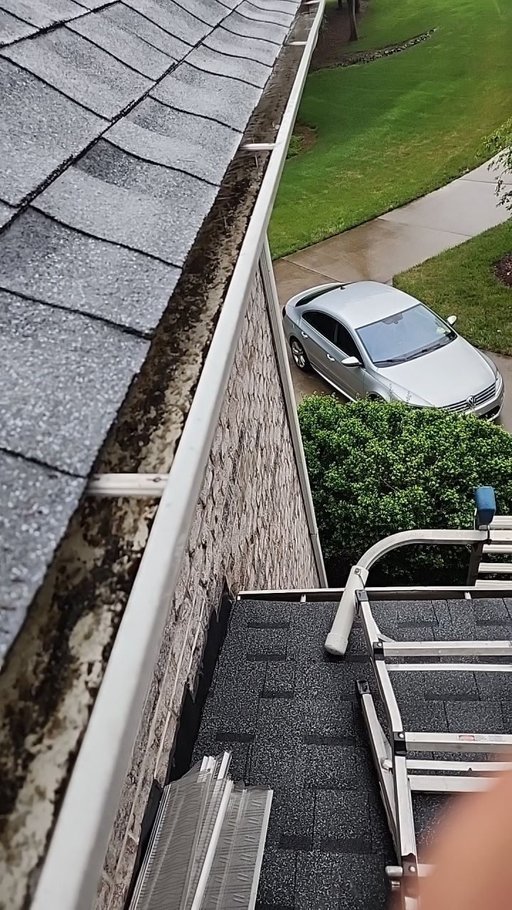 Gutter guard instalation  by Power Wash Masters LLC