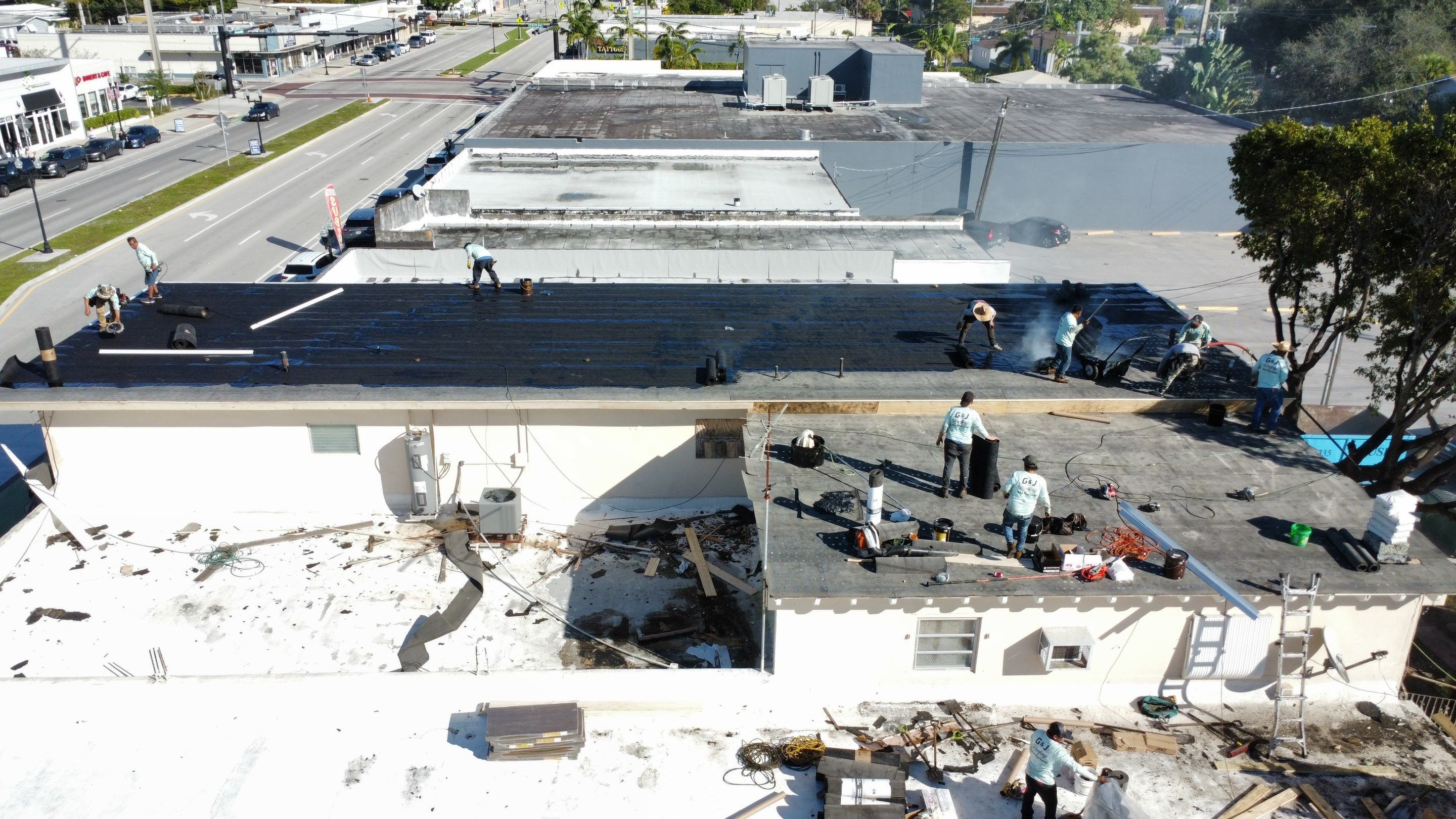 Hollywood Blvd., Hollywood, FL by G&J Roofing 