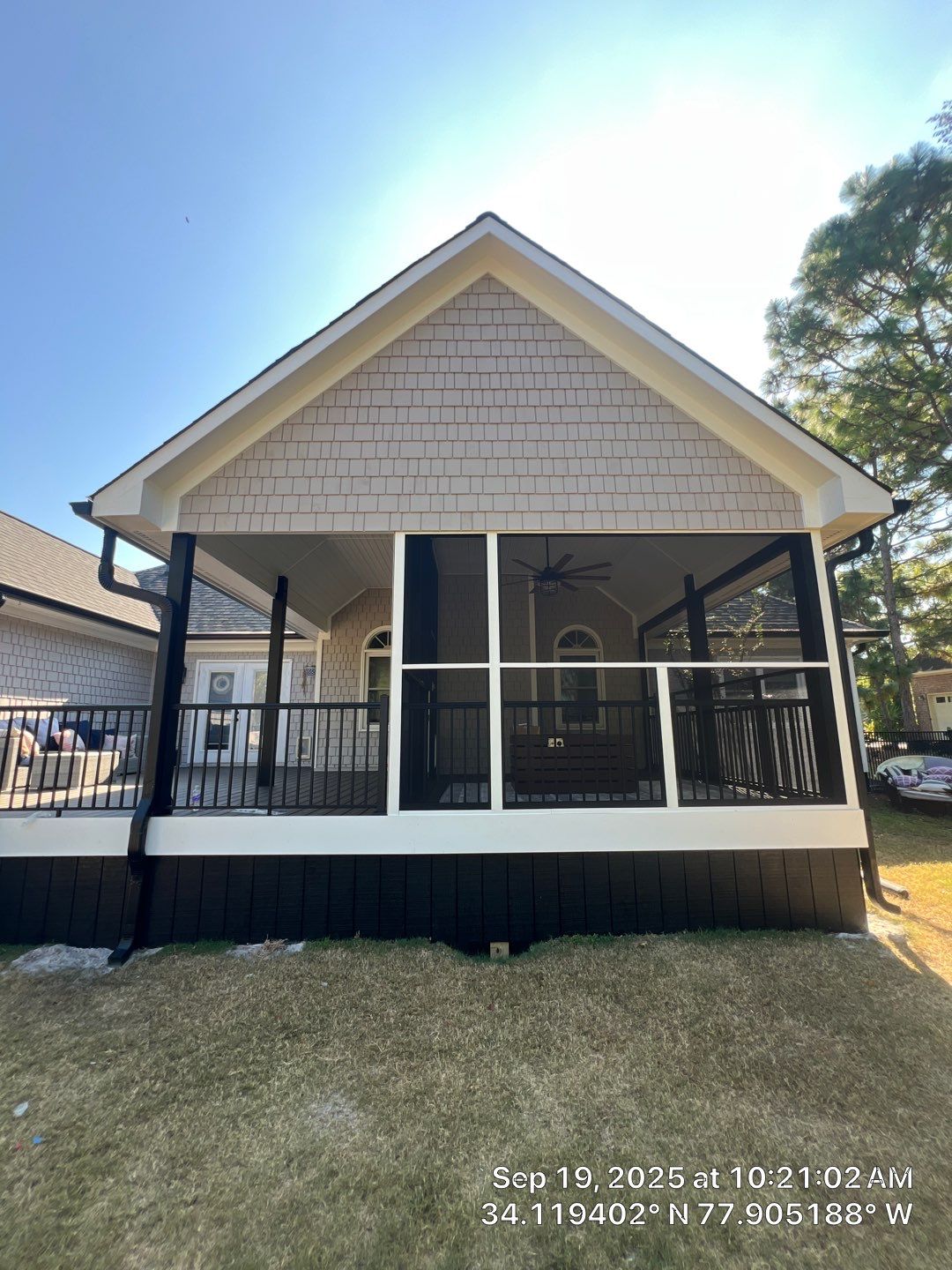 Back Porch Addition in Beau Rivage  by RGR Construction and Roofing, LLC