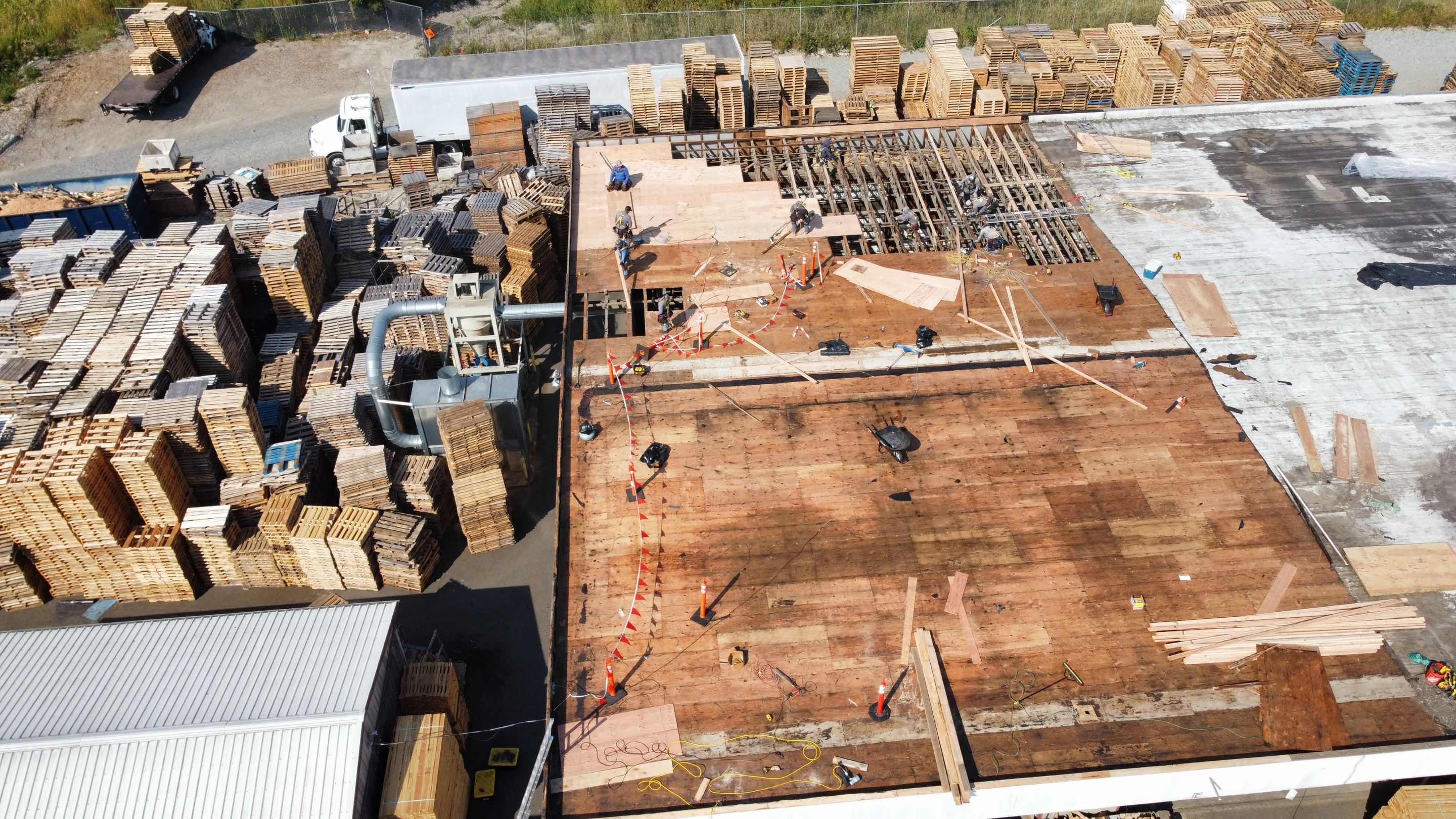 Warehouse Flat Roof - Torchdown to PVC by RoofSmart