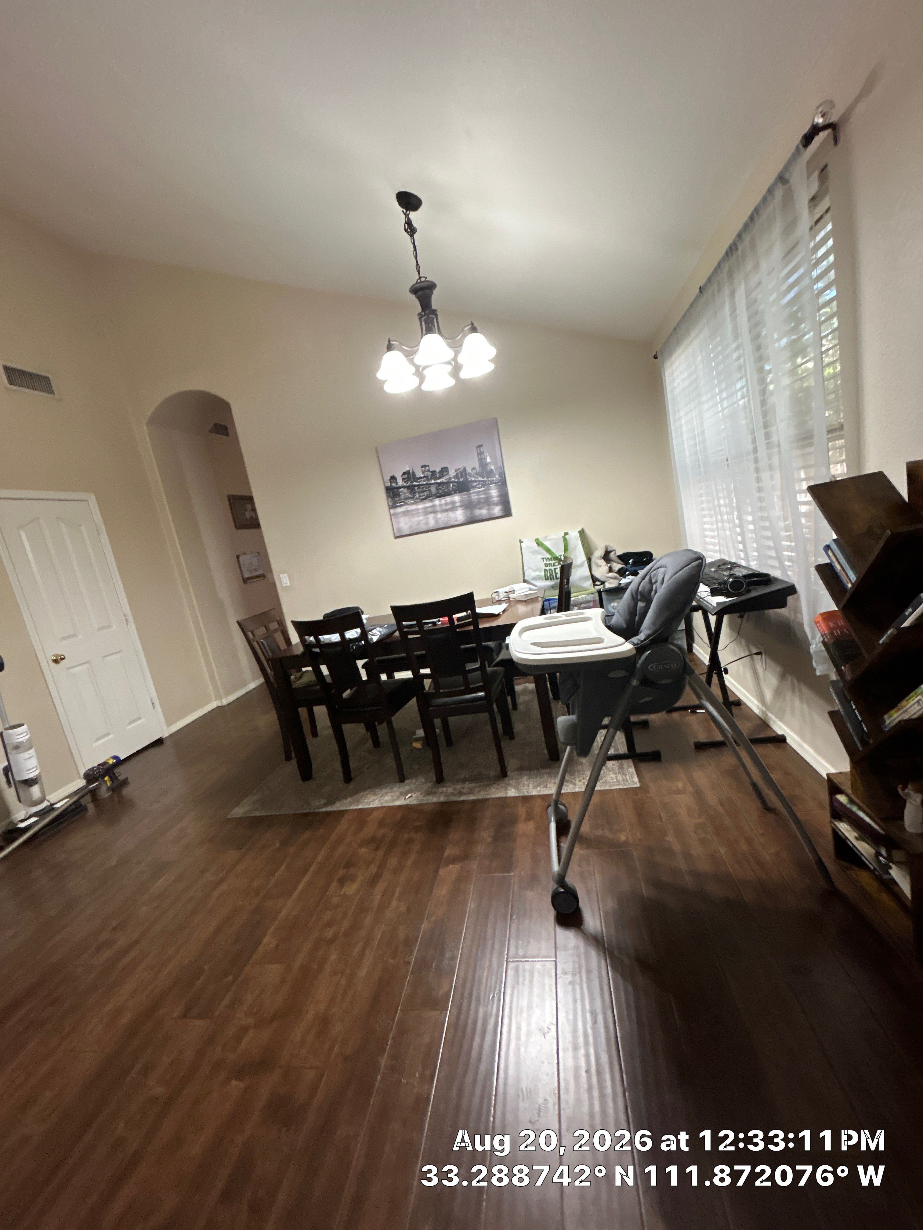 Dark Wood-Look Laminate Flooring Installation in Chandler by CompanyCam Sales Demo