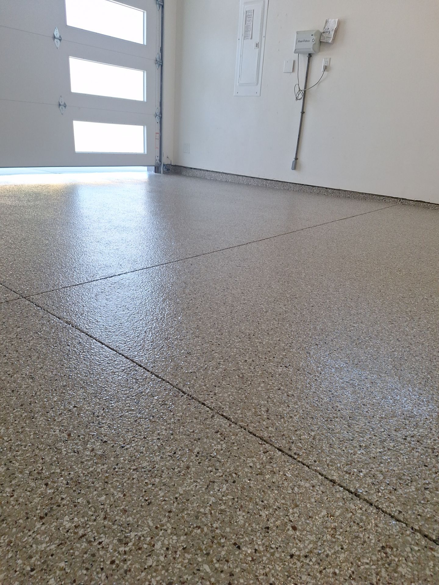 Garage Remodel using Pebble Beach by Croc Coatings, LLC