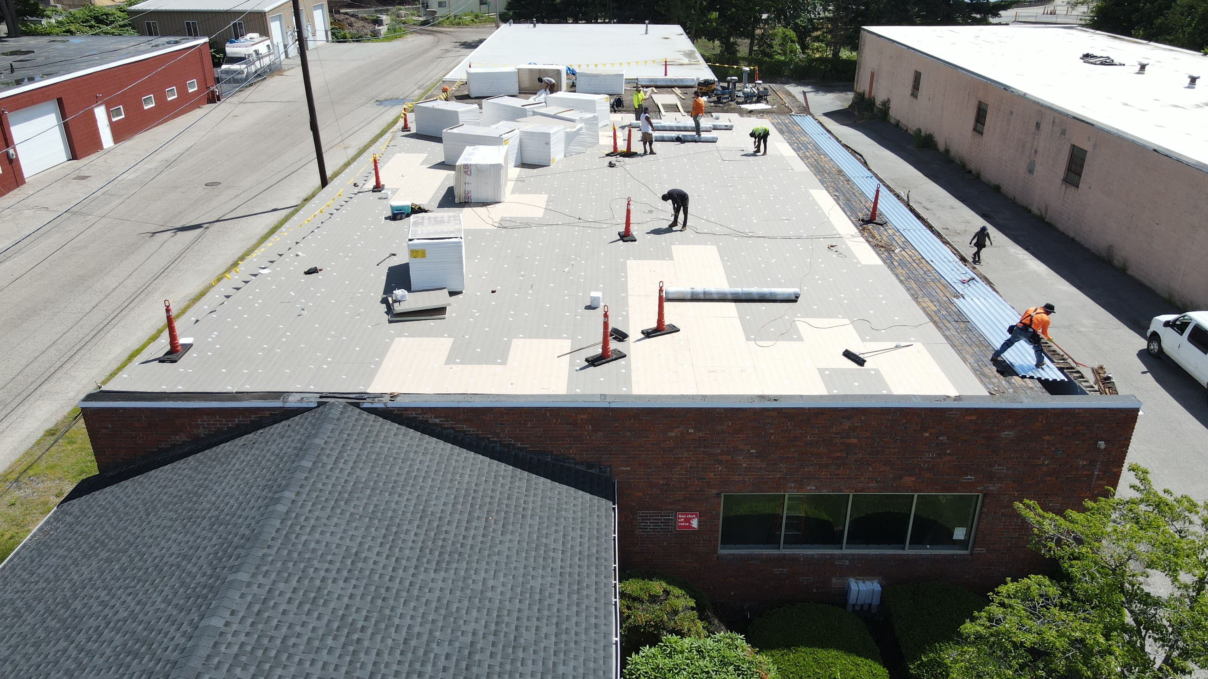 Commercial Flat Roof - TPO by Rinaldi Roofing