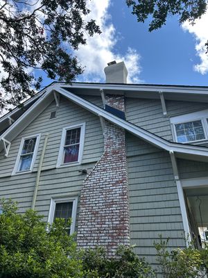 Masonry chimney repair in Norfolk