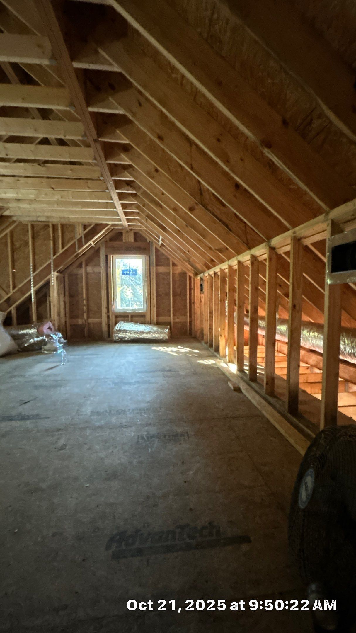 Mold remediation for custom home addition by EAS Environmental, LLC.