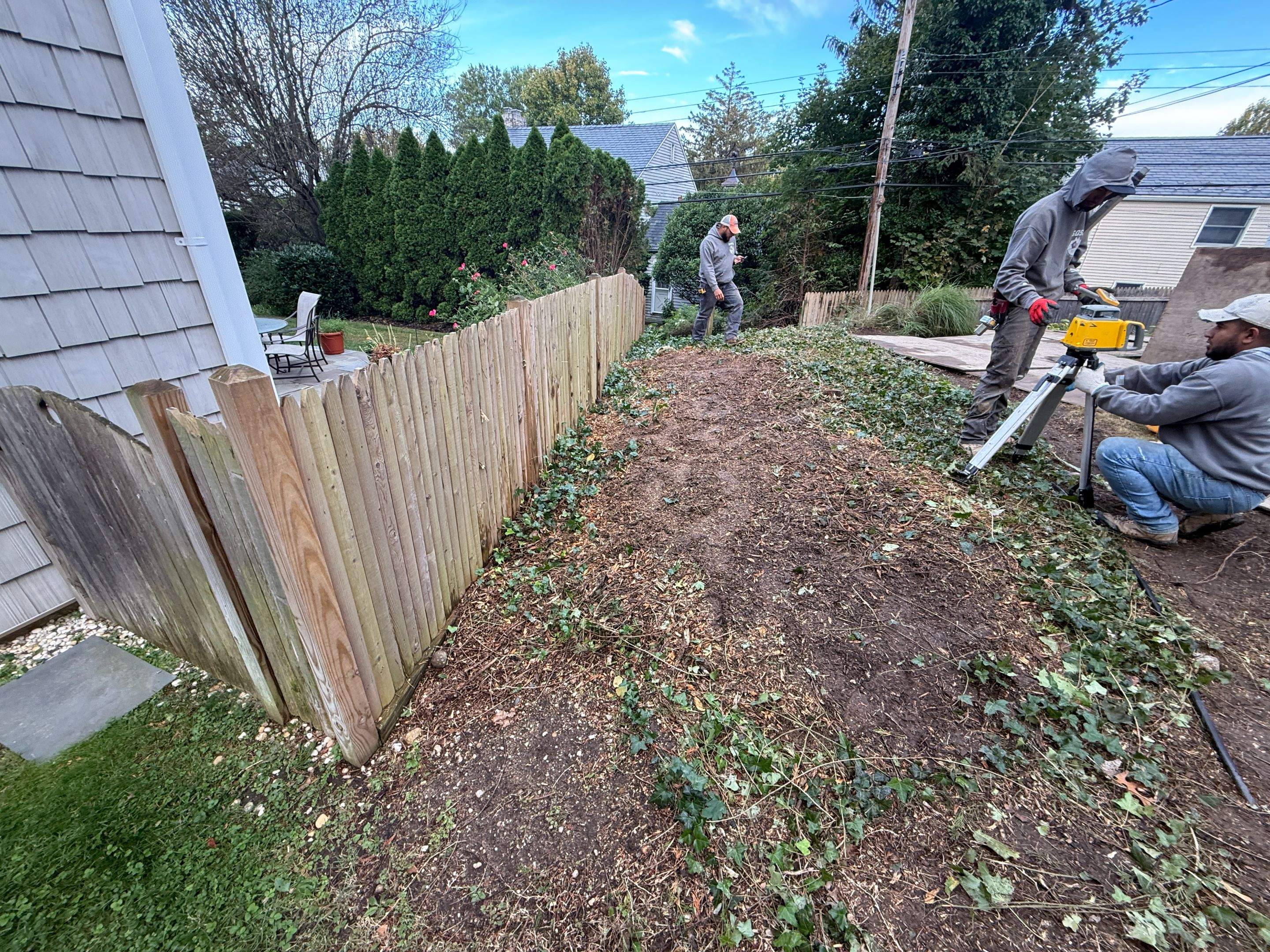 Concrete Retaining Wall Construction in Port Washington by Medina Design & Development Group