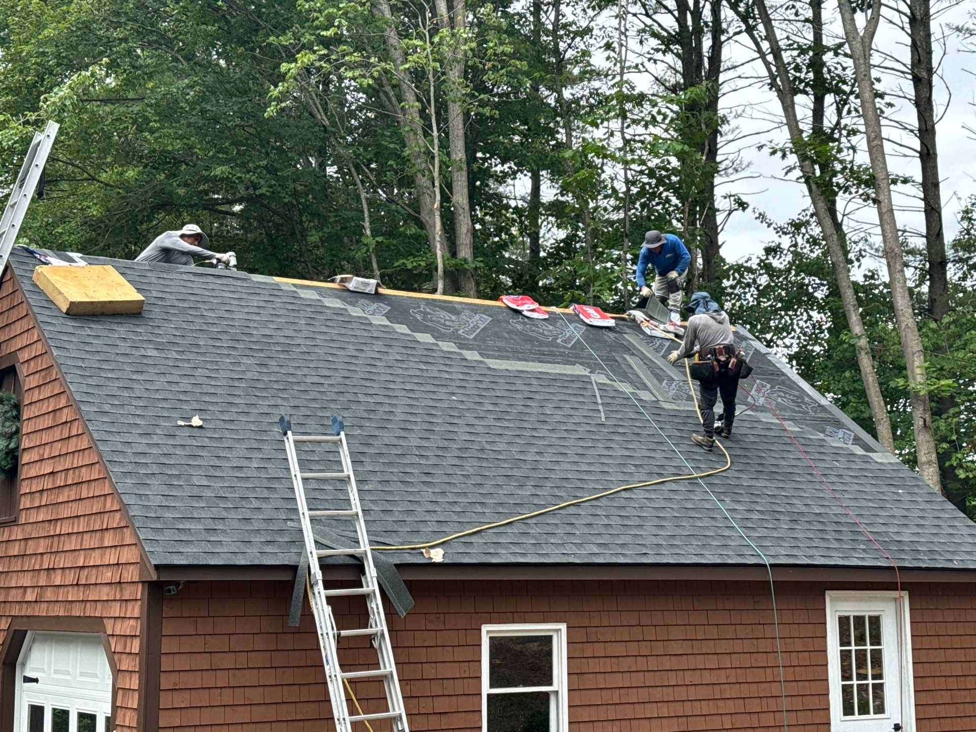 Garage Roof in South Berwick, ME by Tall pine roofing
