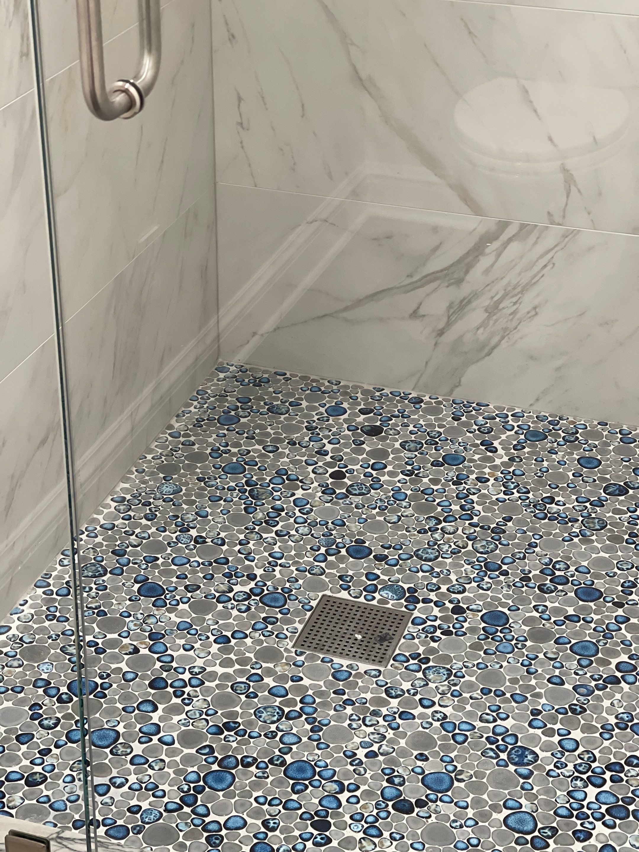 Luxury Master Bathroom Remodel by Mena stone surfaces