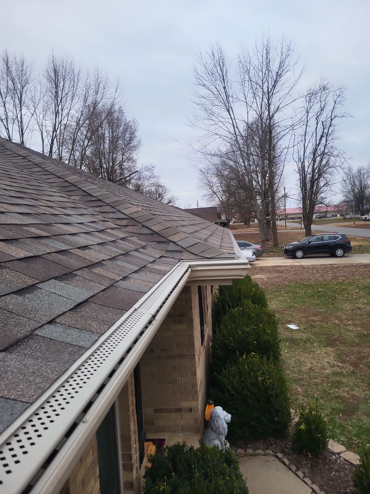 Residential Multi Structure Roof & Gutter Guards Install  by Titan Commercial & Residential Roofing 