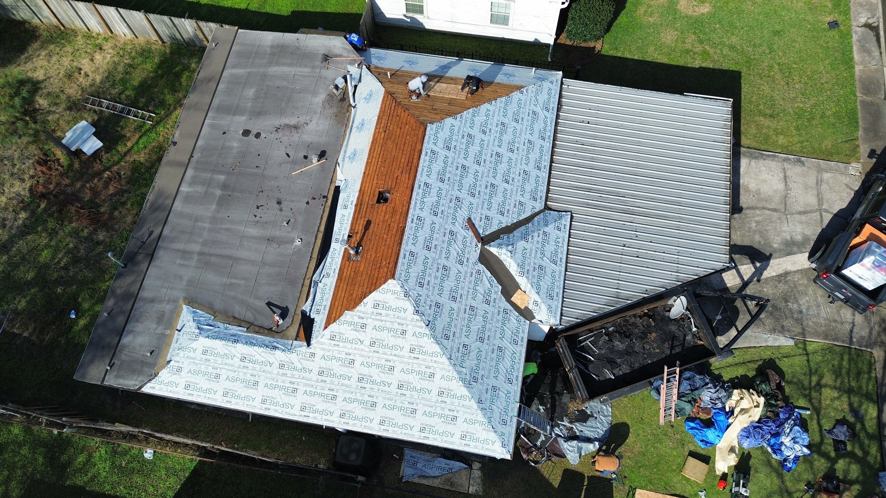 Roof Remplacement using Atlas Prolam Black Shadow by CAP Roofing and Construction LLC
