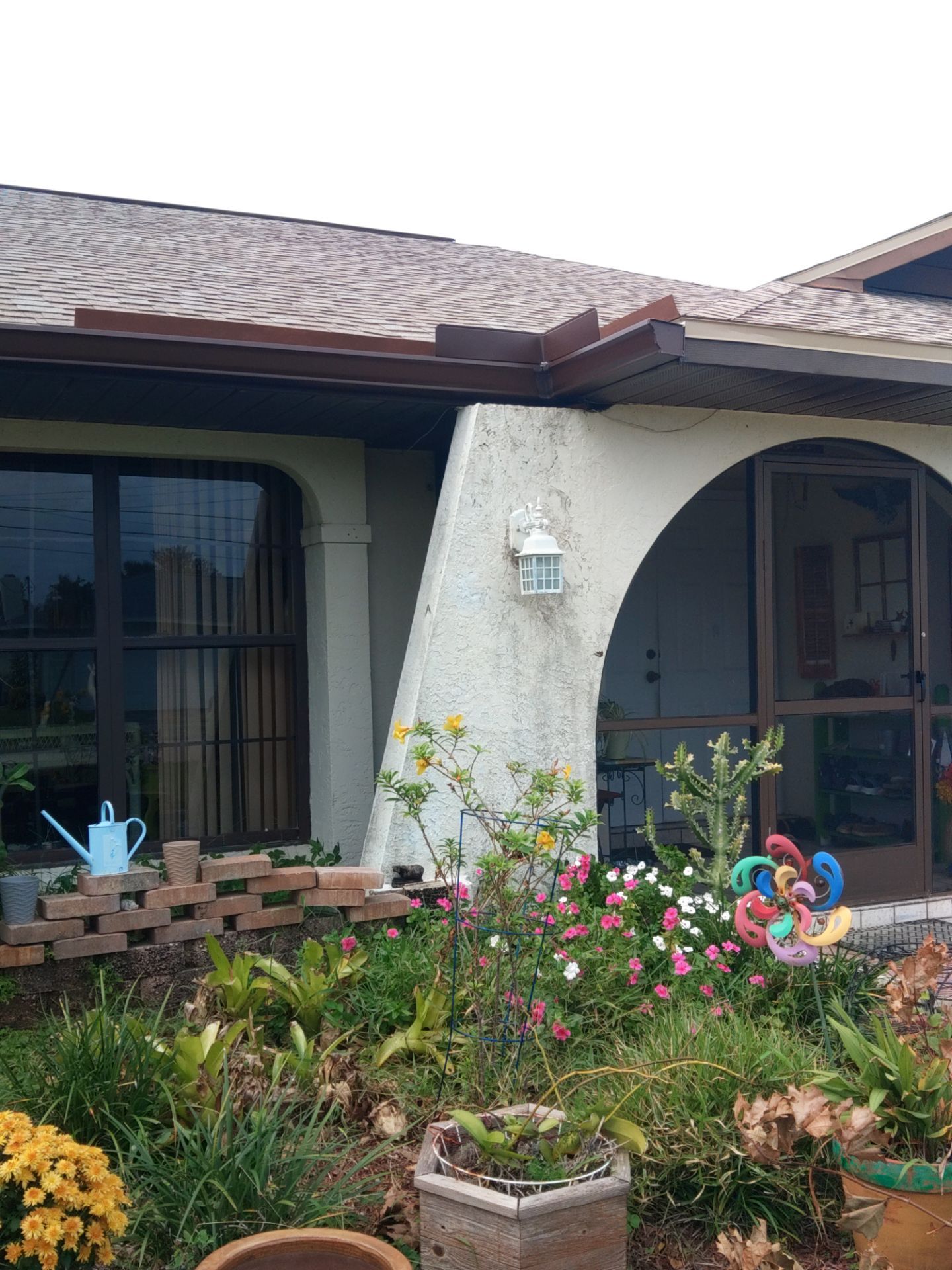 Brown Gutters in Cape Coral FL by Gutter Professors