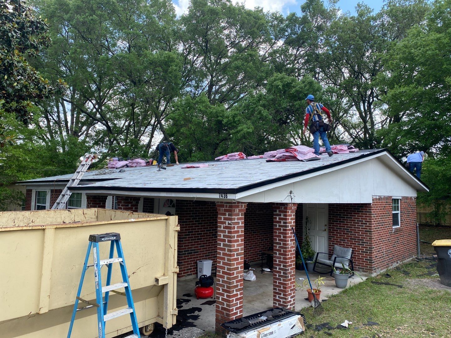 Residential Roofing Installation using Owens Corning TruDefinition Duration Shingles by Galaxy Builders, Inc.