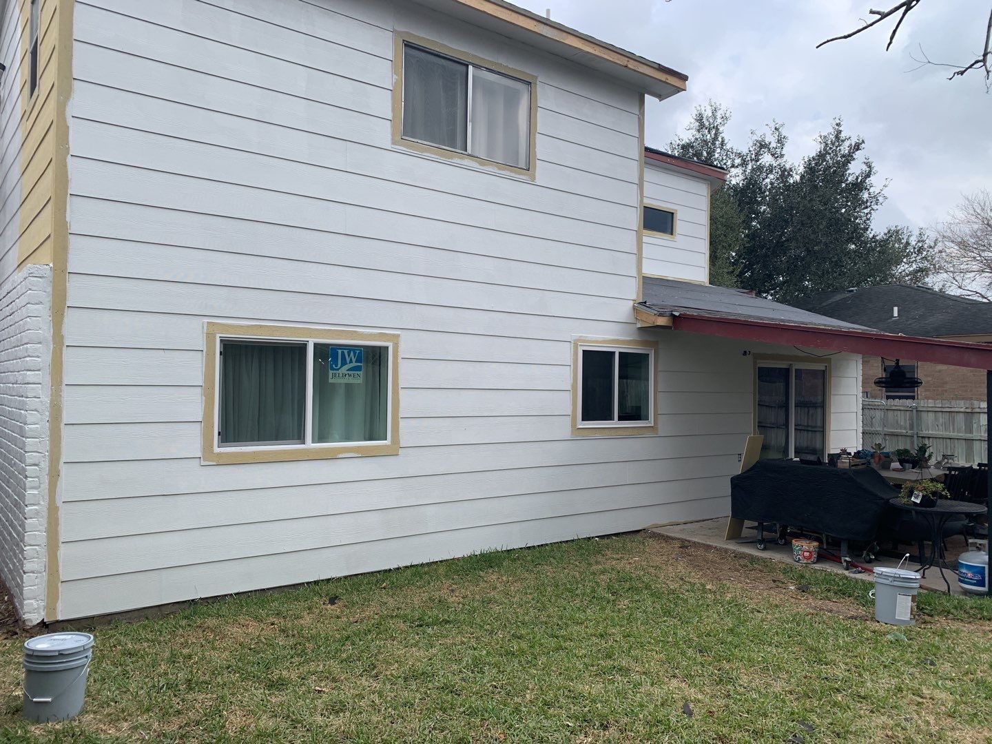 Exterior Transformation- Full Roof Replacment and James Hardie Siding Project by Galvan Roofing and Construction