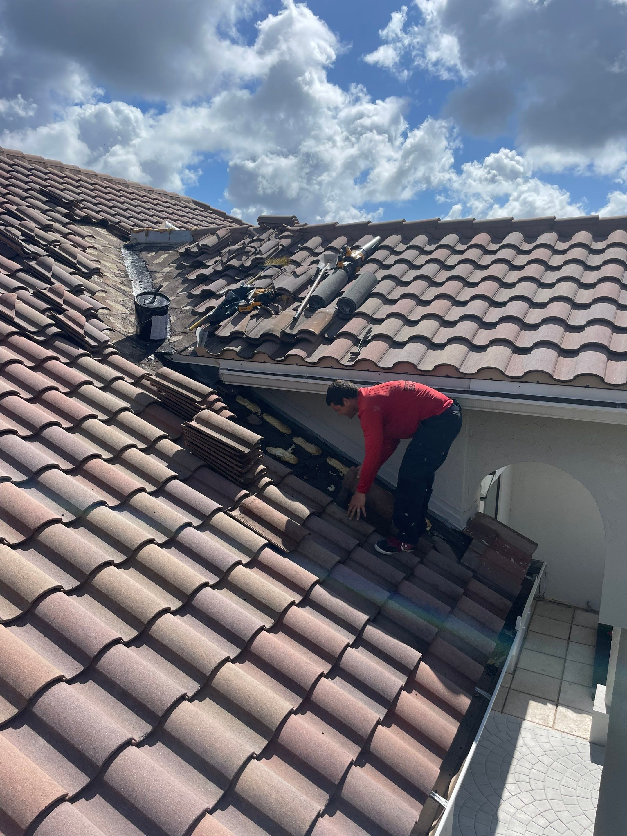 Tile Valley Removal and Replacement  by First Due Roofing