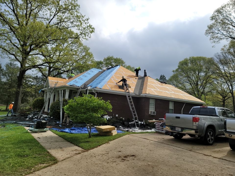 Residential Roofing Installation using Roof Replacement by American Roofing & Construction LLC