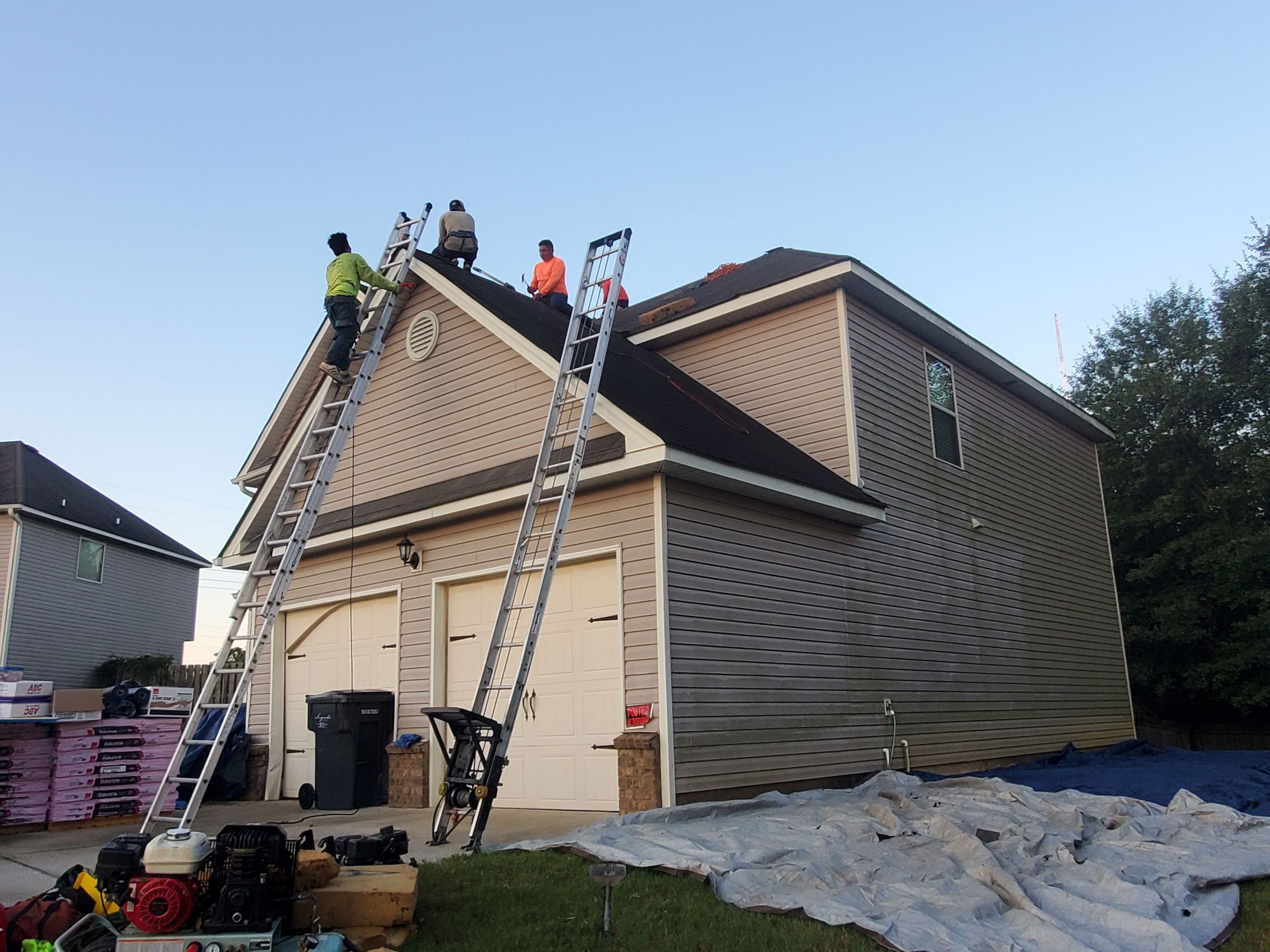 Residential Roofing Installation using Owens Corning by Inspector Roofing and Restoration
