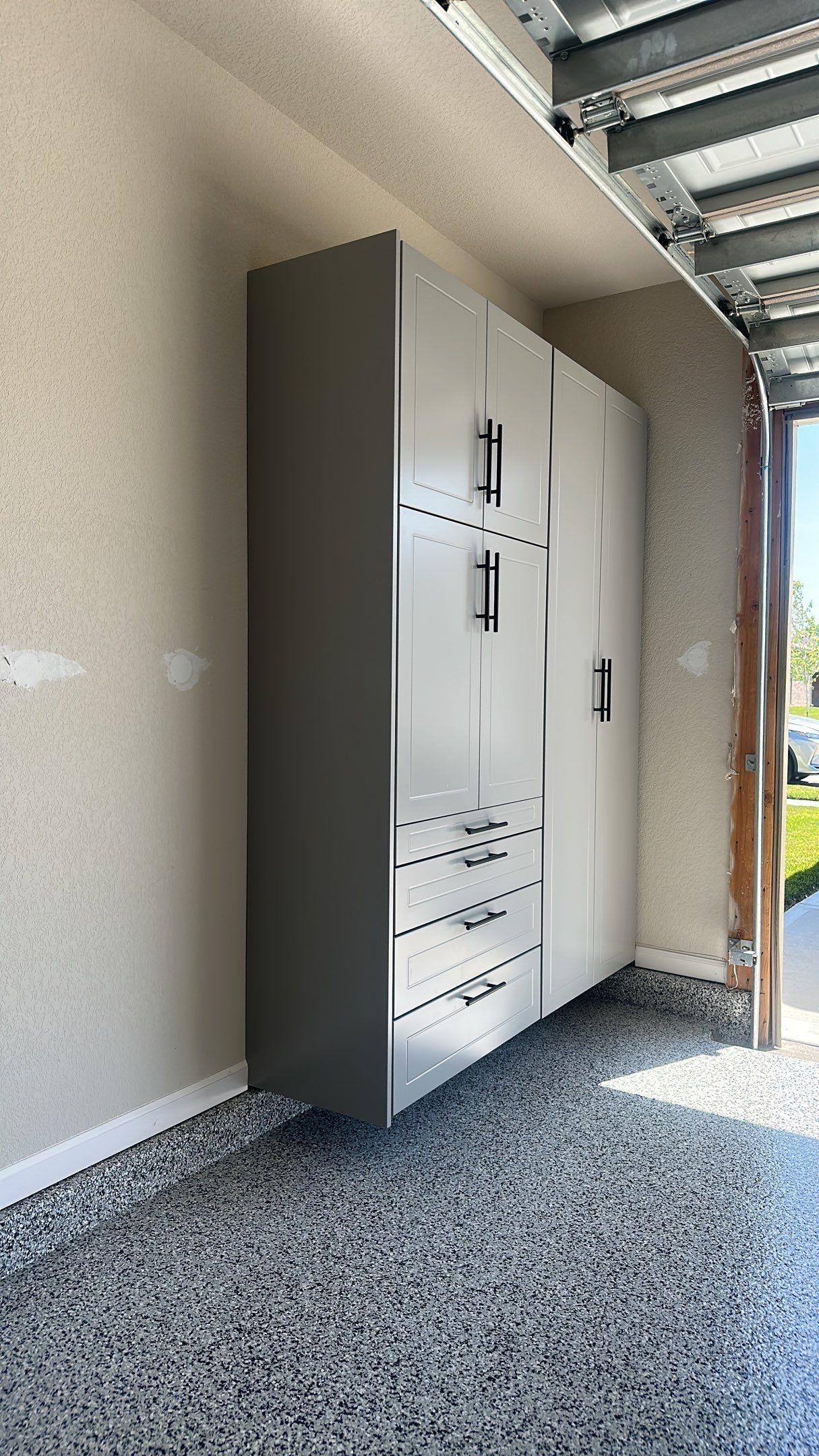 Mike T. changed the look of his garage with a Banner Garage Floor and Storage by Banner Garage