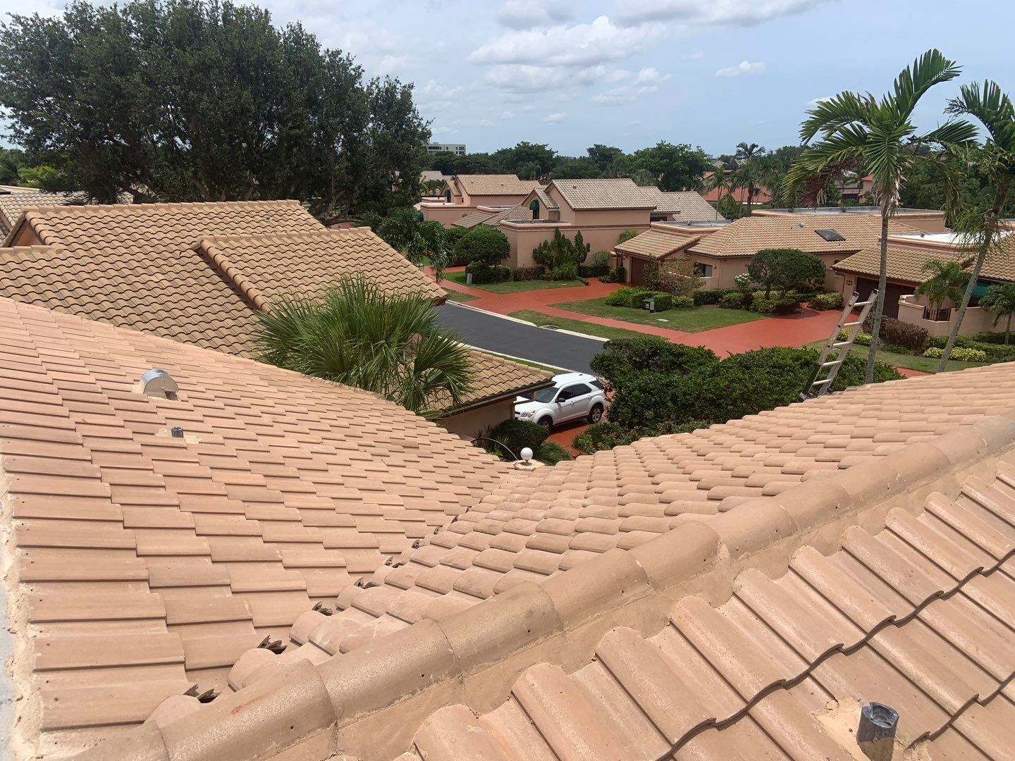 Complete Chimney Rebuild + Tile & Flat Re-Roof  by Morton Roofing, Inc.